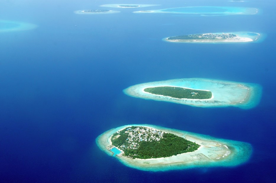 Maldives from above